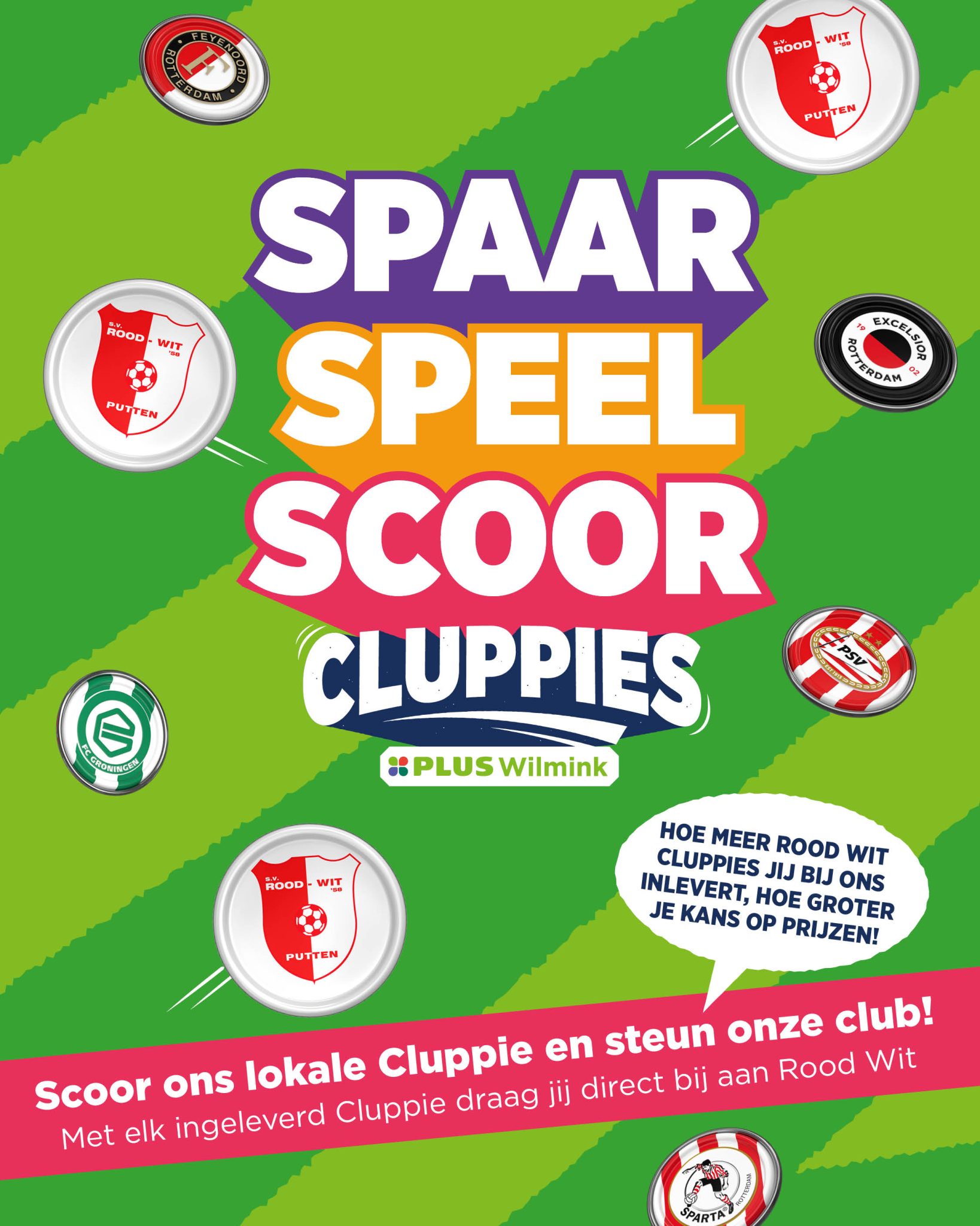 PLUS WILMINK CLUPPIES – spaar de Rood-Wit cluppies en help onze club ...
